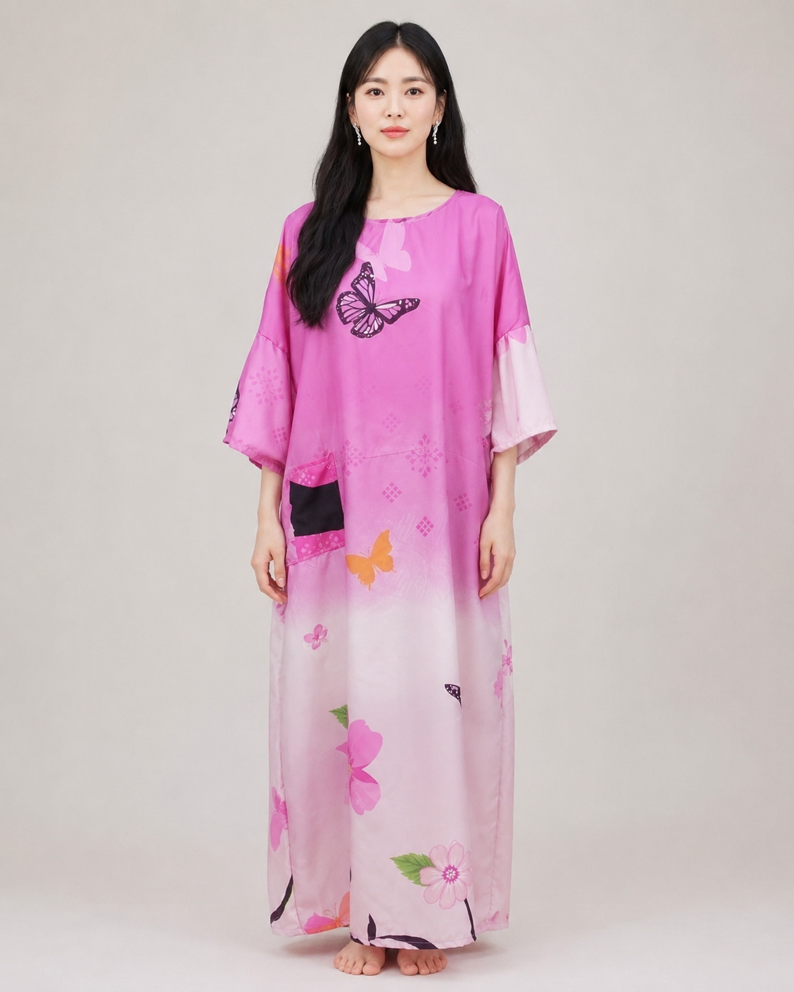 Daster Pink Butterfly